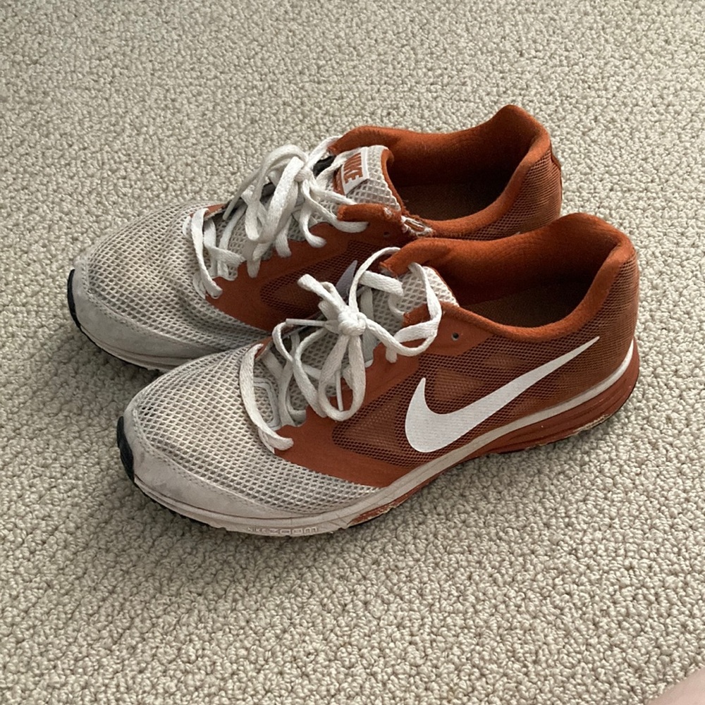 Nike Texas Longhorns Zoom Fly Orange White Tennis Shoes Running Sneakers 8.5